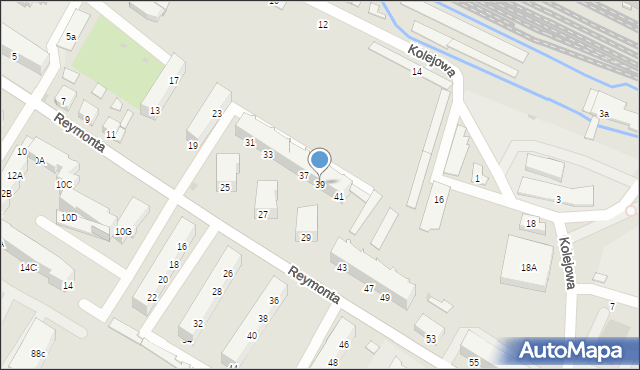 Namysłów, Reymonta Władysława, 39, mapa Namysłów