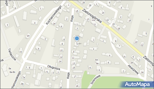 Niedoradz, Reja Mikołaja, 7, mapa Niedoradz