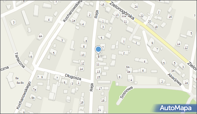 Niedoradz, Reja Mikołaja, 9, mapa Niedoradz
