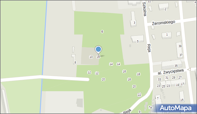 Nowa Dęba, Reja Mikołaja, 10, mapa Nowa Dęba