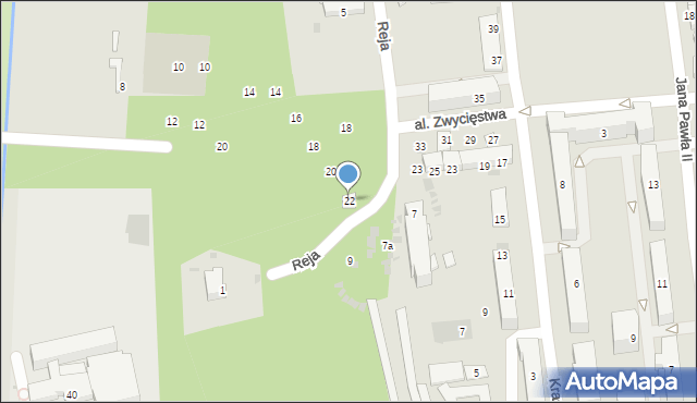 Nowa Dęba, Reja Mikołaja, 22, mapa Nowa Dęba