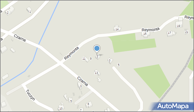 Nowa Ruda, Reymonta Władysława, 2, mapa Nowa Ruda