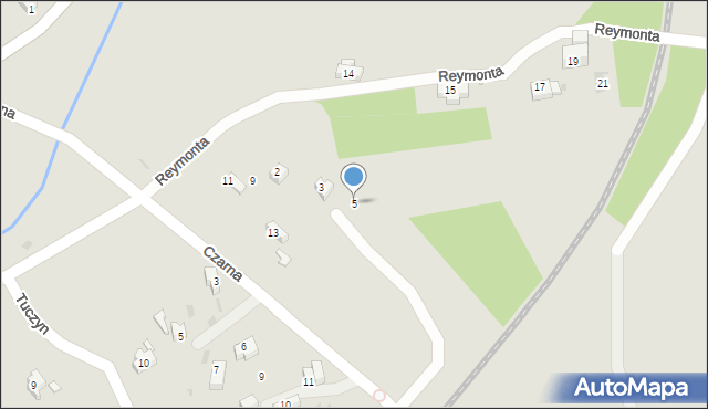 Nowa Ruda, Reymonta Władysława, 5, mapa Nowa Ruda