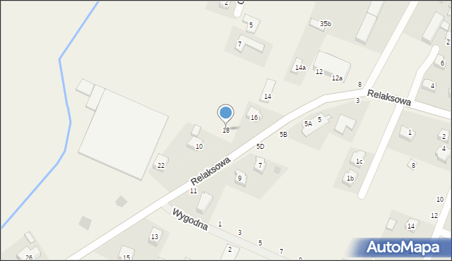 Nowa Wieś Wrocławska, Relaksowa, 18, mapa Nowa Wieś Wrocławska