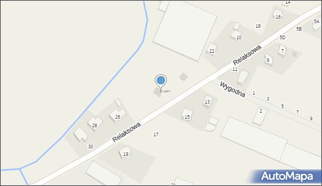 Nowa Wieś Wrocławska, Relaksowa, 24c, mapa Nowa Wieś Wrocławska