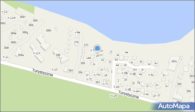 Okuninka, Regatowa, 1n, mapa Okuninka