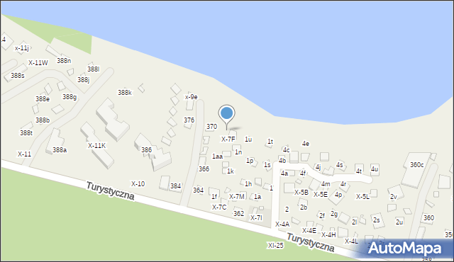 Okuninka, Regatowa, 1w, mapa Okuninka