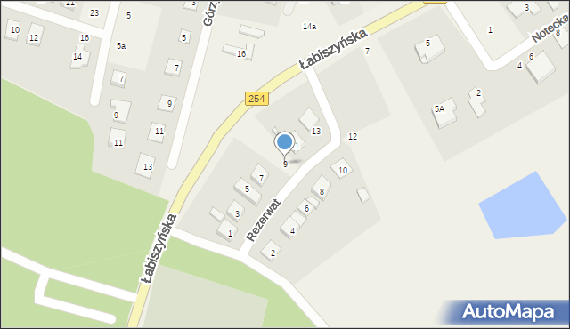 Olimpin, Rezerwat, 9, mapa Olimpin