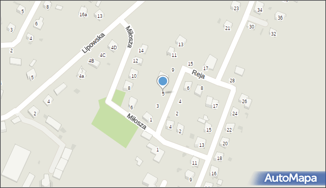 Opatów, Reja Mikołaja, 5, mapa Opatów