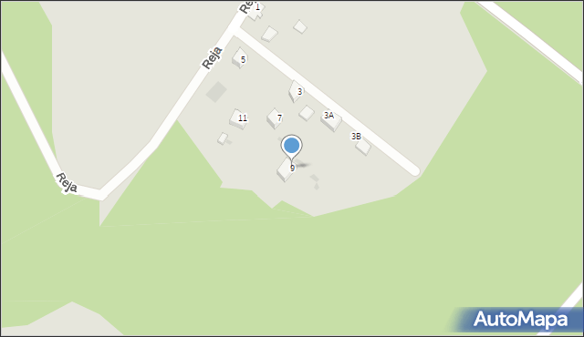 Orzesze, Reja Mikołaja, 9, mapa Orzesze