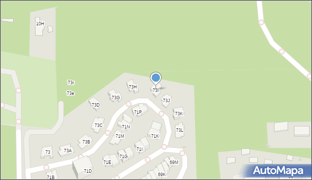 Otwock, Reymonta Władysława, 73I, mapa Otwock