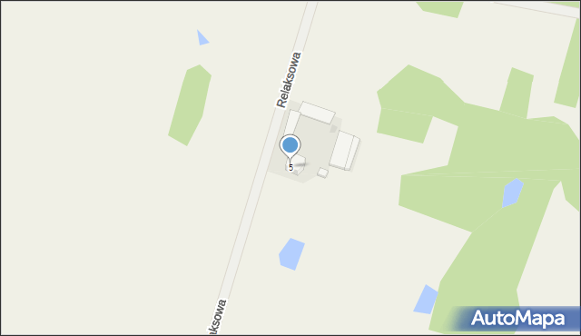 Parznice, Relaksowa, 2, mapa Parznice