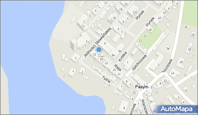 Pasym, Reja Mikołaja, 27, mapa Pasym
