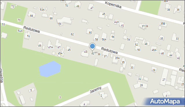 Piaseczno, Redutowa, 41, mapa Piaseczno
