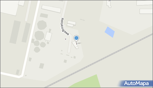 Piekoszów, Recyklingowa, 3, mapa Piekoszów