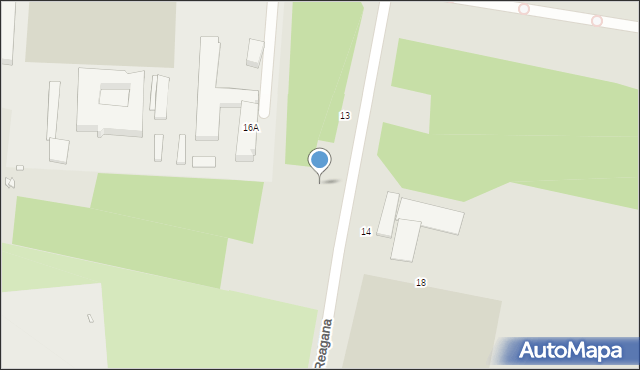 Piotrków Trybunalski, Reagana Ronalda, 11a, mapa Piotrków Trybunalski