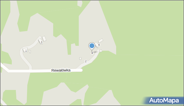 Piwniczna-Zdrój, Rewałówka, 4, mapa Piwniczna-Zdrój