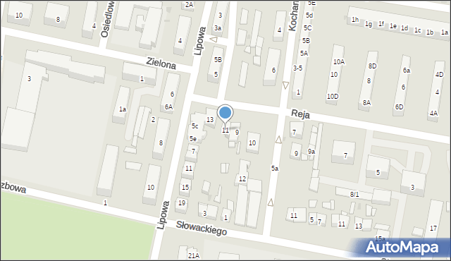 Pleszew, Reja Mikołaja, 11, mapa Pleszew