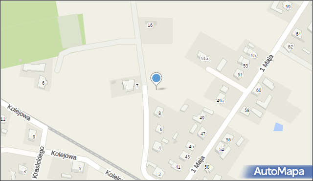 Pokój, Reja Mikołaja, 10, mapa Pokój