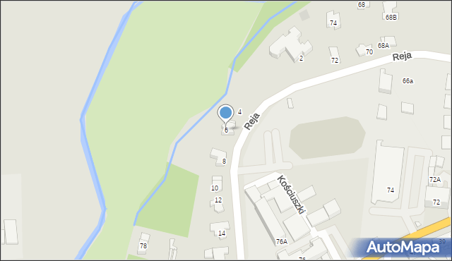 Prudnik, Reja Mikołaja, 6, mapa Prudnik