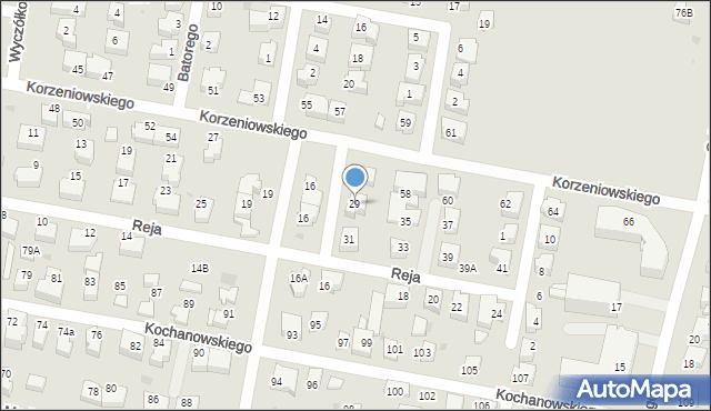 Pruszcz Gdański, Reja Mikołaja, 29, mapa Pruszcz Gdański