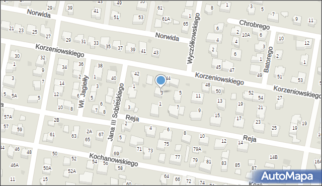 Pruszcz Gdański, Reja Mikołaja, 3, mapa Pruszcz Gdański