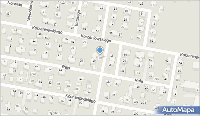 Pruszcz Gdański, Reymonta Władysława, 19, mapa Pruszcz Gdański