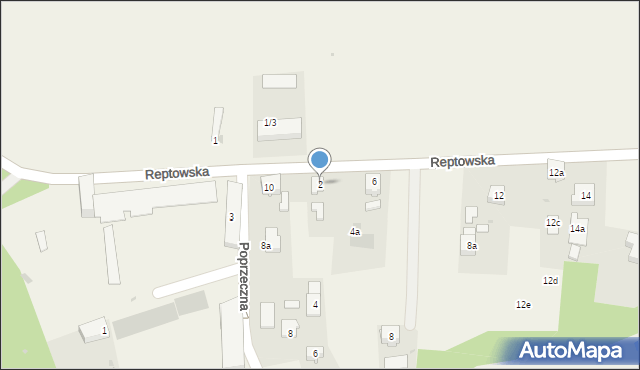 Ptakowice, Reptowska, 2, mapa Ptakowice