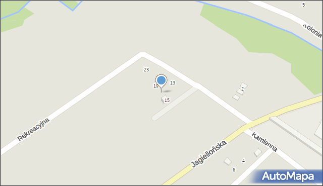 Radków, Rekreacyjna, 17, mapa Radków