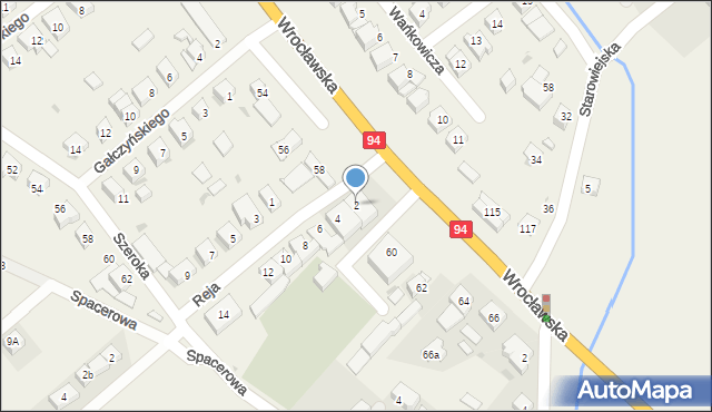 Radwanice, Reja Mikołaja, 2, mapa Radwanice