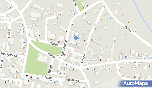 Radymno, Rejtana Tadeusza, 2, mapa Radymno