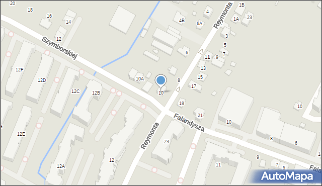 Radzymin, Reymonta Władysława, 10, mapa Radzymin