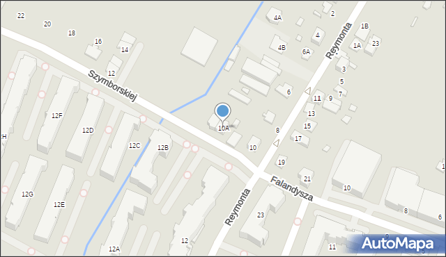 Radzymin, Reymonta Władysława, 10A, mapa Radzymin