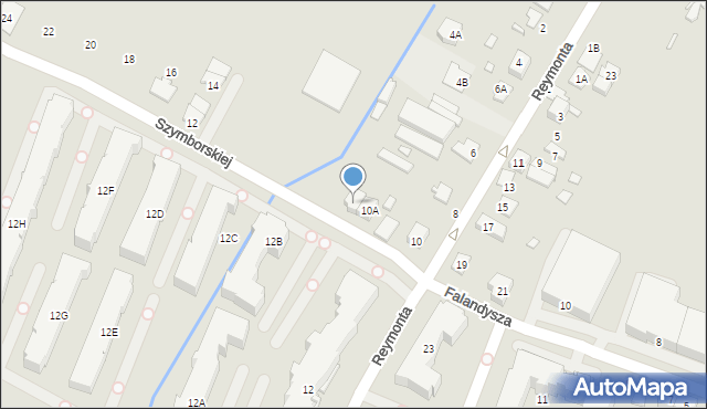 Radzymin, Reymonta Władysława, 10b, mapa Radzymin