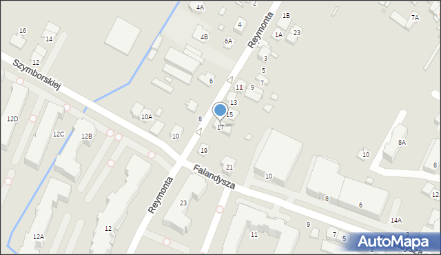 Radzymin, Reymonta Władysława, 17, mapa Radzymin