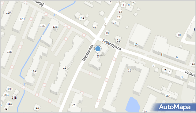 Radzymin, Reymonta Władysława, 23, mapa Radzymin