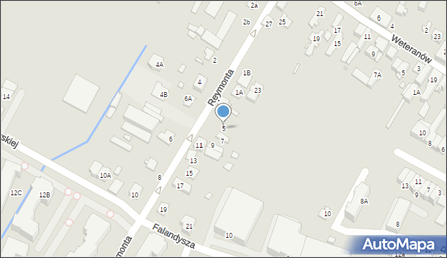 Radzymin, Reymonta Władysława, 5, mapa Radzymin