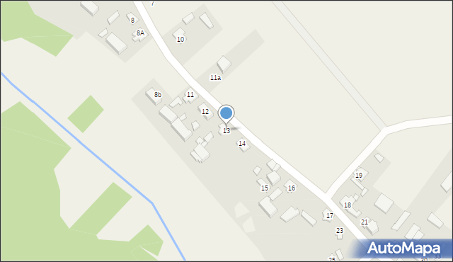 Rębieskie, Rębieskie, 13, mapa Rębieskie