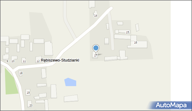 Rębiszewo-Studzianki, Rębiszewo-Studzianki, 17, mapa Rębiszewo-Studzianki