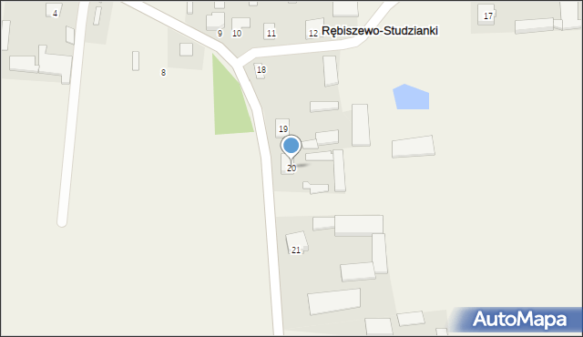 Rębiszewo-Studzianki, Rębiszewo-Studzianki, 20, mapa Rębiszewo-Studzianki