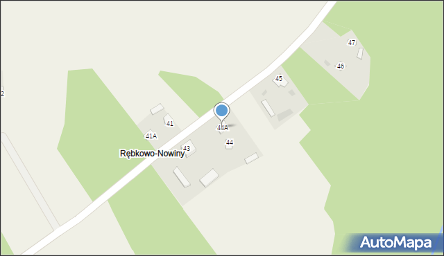 Rębkowo, Rębkowo, 44A, mapa Rębkowo