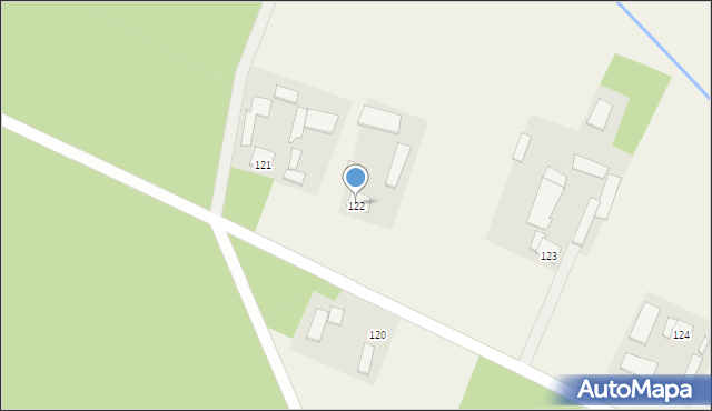 Rębowo, Rębowo, 122, mapa Rębowo