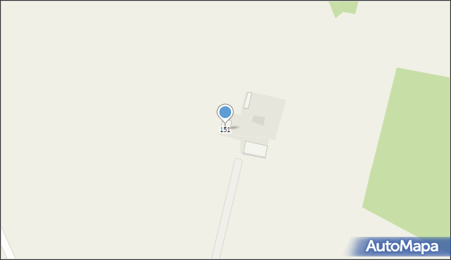 Rębowo, Rębowo, 151, mapa Rębowo