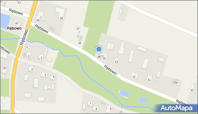 Rębowo, Rębowo, 35, mapa Rębowo