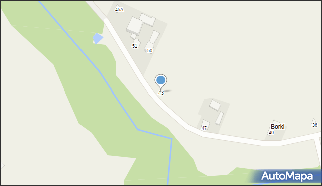 Rębowola, Rębowola, 43, mapa Rębowola