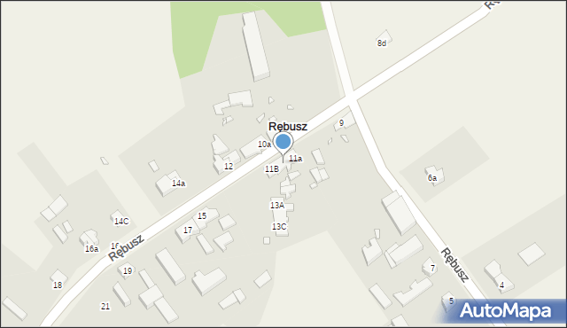Rębusz, Rębusz, 11c, mapa Rębusz