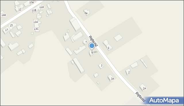 Rębusz, Rębusz, 5, mapa Rębusz