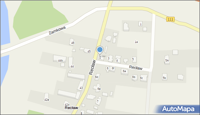 Recław, Recław, 2, mapa Recław