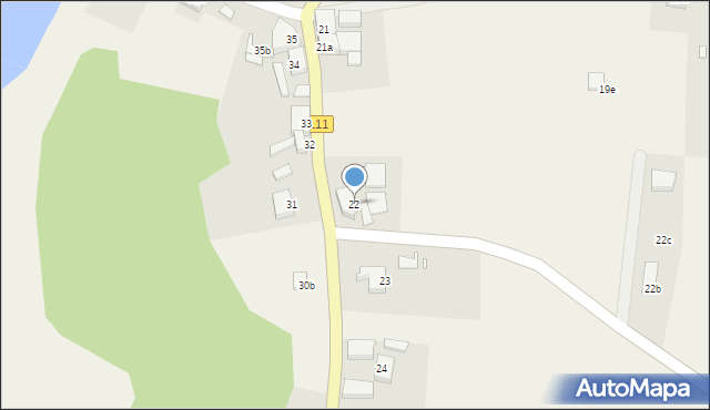 Recław, Recław, 22, mapa Recław