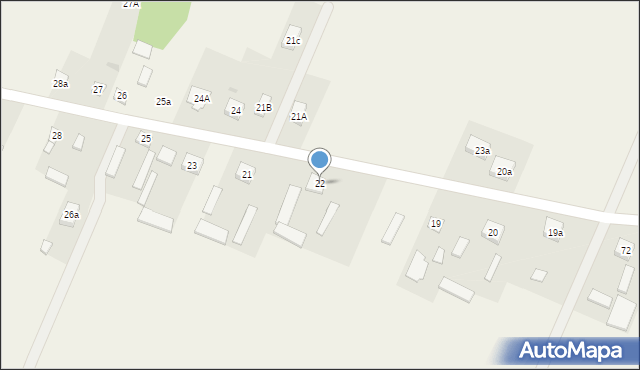 Ręczaje Polskie, Ręczaje Polskie, 22, mapa Ręczaje Polskie